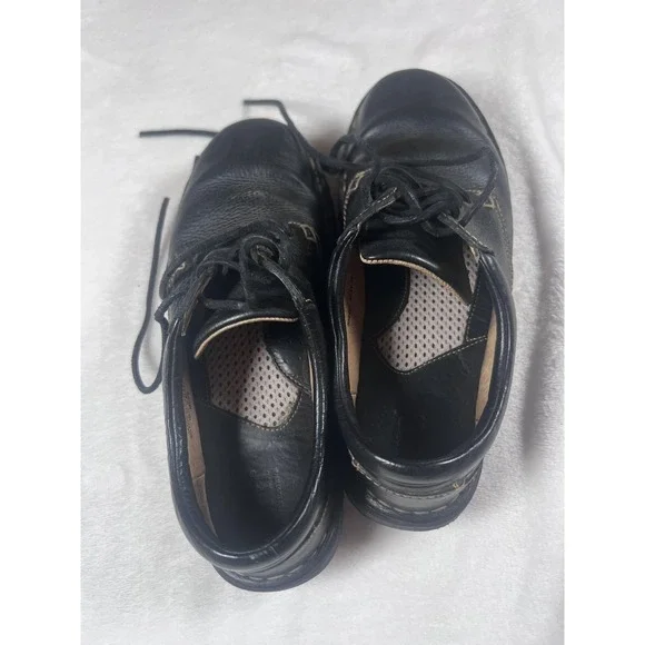 Born Shoes Womens Size 9 Black Leather Oxford Lace Up Comfort Casual Walking - Picture 7 of 10